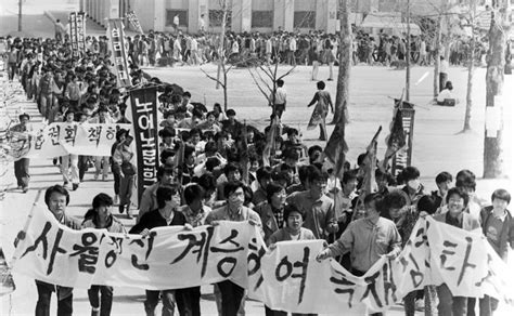 La Rivolta del 19 aprile; una protesta studentesca contro la dittatura coreana e il movimento per la democrazia